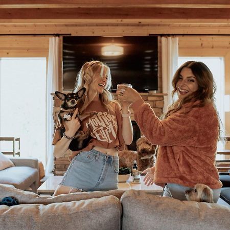 فيلا سيفيرفيلفي Gorgeous Large Mountain View Cabin W Hot Tub, Free Wifi, Games المظهر الخارجي الصورة