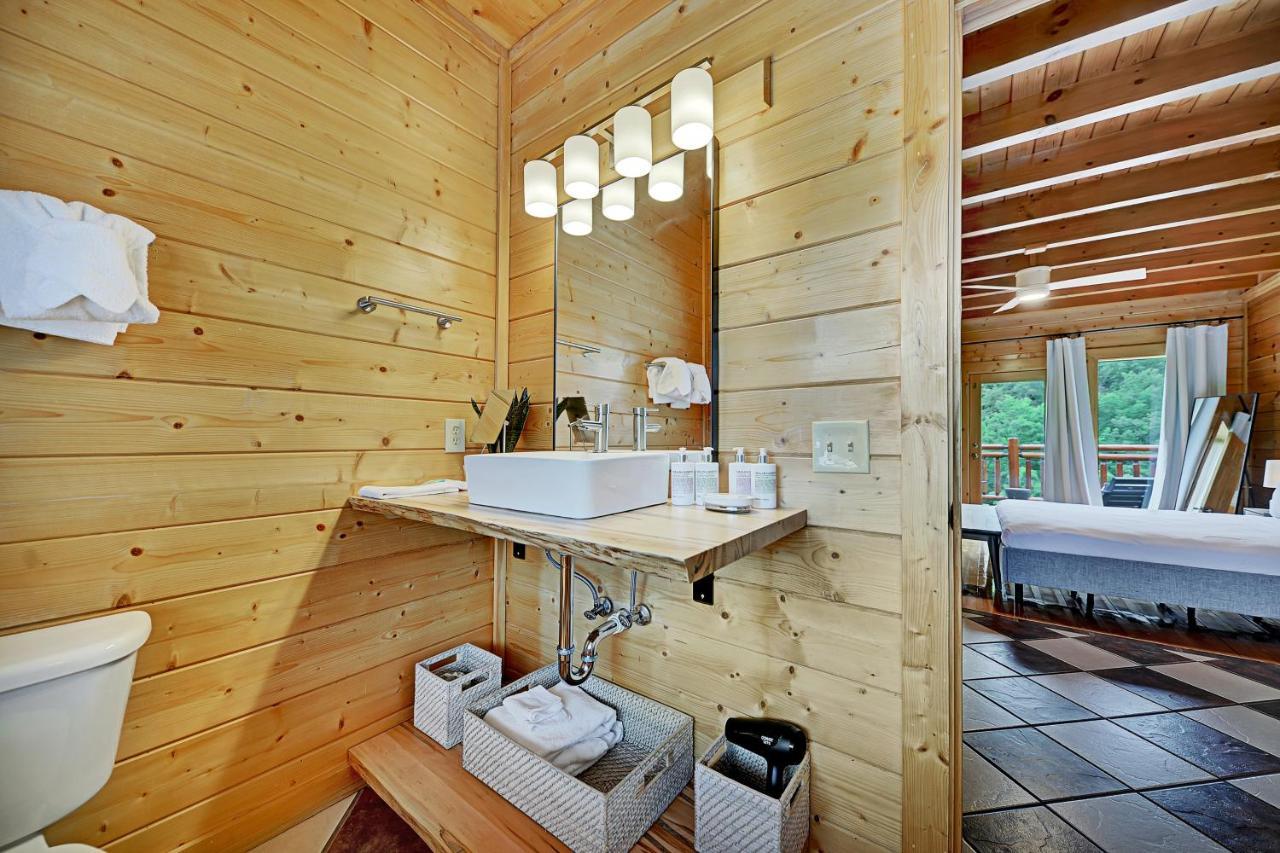 فيلا سيفيرفيلفي Gorgeous Large Mountain View Cabin W Hot Tub, Free Wifi, Games المظهر الخارجي الصورة
